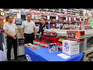 LGB/Marklin General Manager Gale Cousins And Digital Consultant Curtis Jeung At TrainLand