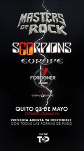 29 reactions | ¡MASTERS OF ROCK! el mejor festival de todos los...