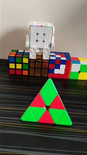 🌀Pyraminx Cube + Splash Pattern 🧩 #rubikscube #song #puzzle #fyp