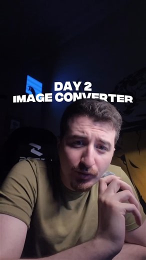 Berkin Yılmaz | Developer & Tech Creator on Instagram: "Comment “CONVERT” and I’ll send you the GitHub repo. 🔄🖼️ 30 days. 30 useful web apps. Built for real workflows. Day 2 / 30 🚀 #webdev #buildinpublic #imageconverter #developers #workflow #techtools"