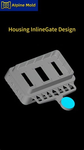 Alpine Mold on Instagram: "In this video, we focus on the columnar gate design for aluminum alloy die-castings. This design is commonly used in medium to large frame castings and typically involves both horizontal and vertical faces. Key Considerations in the Filling Process: 🔹 Temperature Control: Ensuring a uniform temperature field during the injection process is crucial to prevent defects like shrinkage and warping. 🔹 Air Entrapment & Gas Issues: Air pockets and gas entrapment are common i