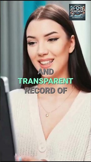 Blockchain: impact on logistics - #qfleetnews #shorts