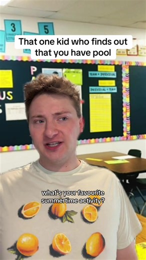That One Kid Who Finds Out You Have a Pool — Middle School POV