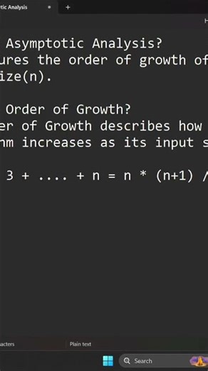 Sum of N natural numbers in linear order of growth #dsa