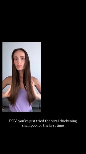 “I’ve tried every (clean or not so) volume shampoo out there and I know none of them will naturally double your hair. But a good one? It makes your hair look like your hair, but better. Fuller. Lighter. More radiant. And this one hits every mark. ✅ “ - @at.ugc Agne used IR Clinical Thickening Shampoo & Conditioner. 🤍✨ | MONAT Canada Official