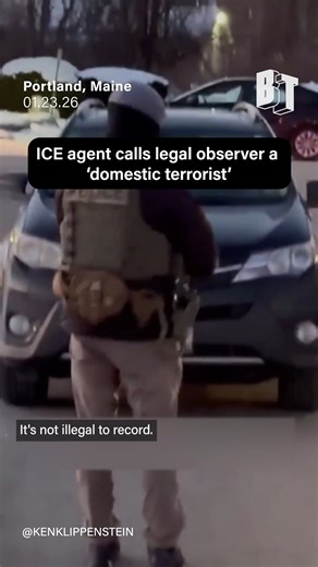 "We have a nice little database. And now you're considered a domestic terrorist." An ICE agent in Portland, Maine reveals the reason why they film and photograph people. | BreakThrough News