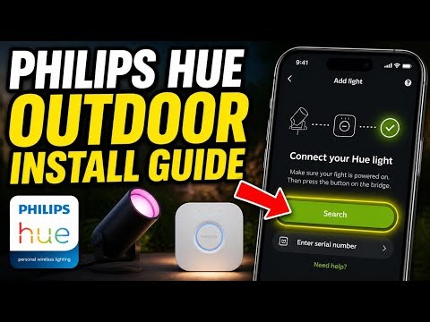 How to install Philips Hue Outdoor lights with Hue Bridge - Full Guide