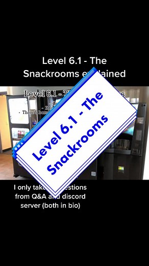 Level 6.1 - The Snackrooms explained. Make sure to grab enough foor on your way out. Your backrooms journey will be tough! #backrooms #thebackrooms #snackrooms