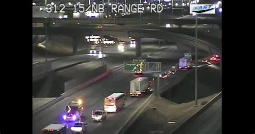 Fatal semi-truck crash causing traffic backups on I-15 in the northeast valley