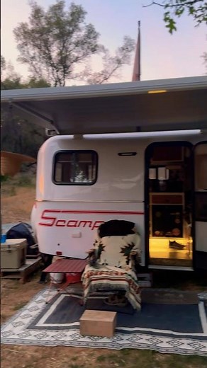 Living full time in a 13 foot SCAMP travel trailer