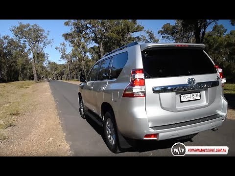 2017 Toyota Prado Altitude (auto) 0-100km/h & engine sound
