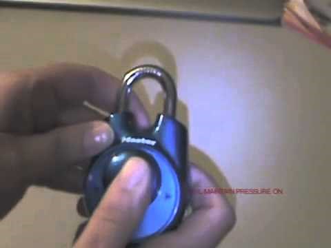 How to open and reset Master Lock 1500ID.mov