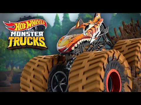 The Very Best of Tiger Shark! | Hot Wheels Monster Trucks