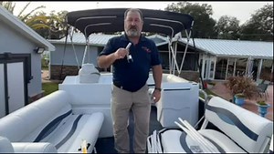 12'-18' Pontoon Boat Canvas Solution with 3" Rise Combo Pack with 12 Gator Bite Canvas Strap Solutions