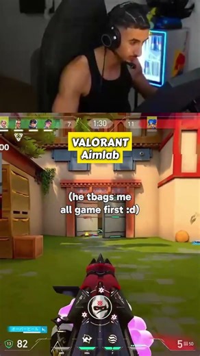 Je joue à Aimlab sur VALORANT 🤣 #valorant #valorantfr #twitch #ragevl