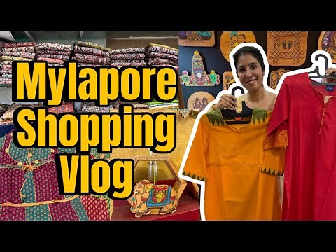 Mylapore Shopping Vlog