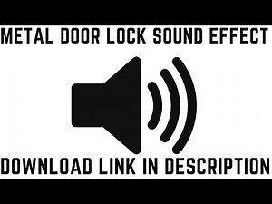 Metal Door Lock Sound Effect (No copyright sound effects) | Sounds