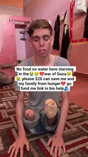 please save me and my 35 family members from hunger donate through our go fund me Link in bio food 💔