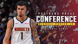 Nuggets Postgame Availability: Michael Porter Jr. (01/01/2025)