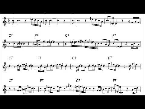 Mercy Mercy Mercy - Easy Solo Example for Tenor Sax