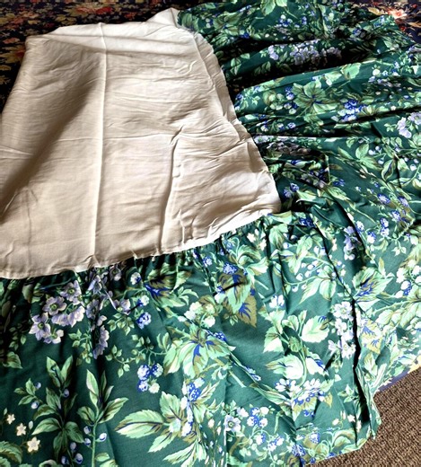 LAURA ASHLEY Bed Skirt Bramble Berry TWIN Ruffled Style Vintage Unused - Etsy