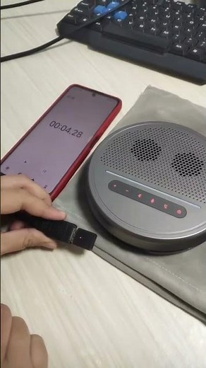 How to set up Bluetooth Speakerphone Conference Microphone?