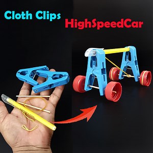 1.4M views · 11K reactions | How To Make a Mini Latch Rubber Band Car - DIY TOYS CAR | Rana Craft | Facebook
