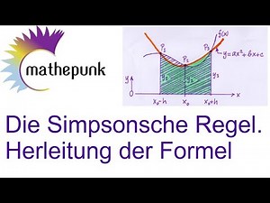 Die Simpsonsche Regel. Herleitung der Formel