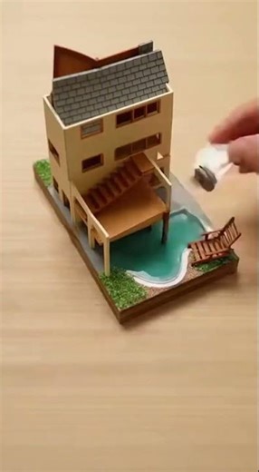 Building a Tiny House Model — Satisfying Time-Lapse #timelapse #crowdwork