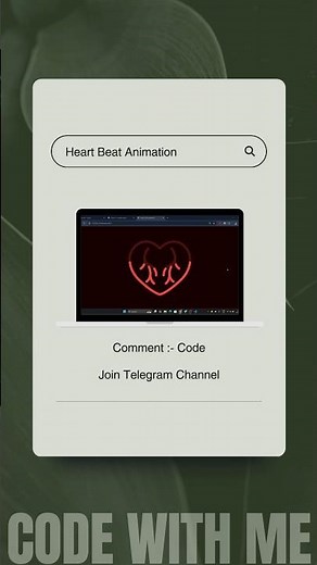 Heart Beat Animation ❤️ | Stunning Effect Using HTML CSS & JavaScript