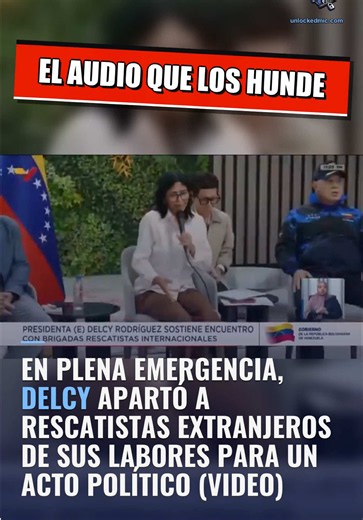 📢 URGENTE: En plena emergencia. 🤔 Otra revolución de cartón. 📌 Guarda esto porque mañana lo niegan. #fyp #parati #sos #DelcyRodríguez #UnlockedMic