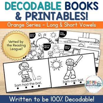 Decodable Adventures Series 100% Decodable Books & Activities CVC Words Phonics