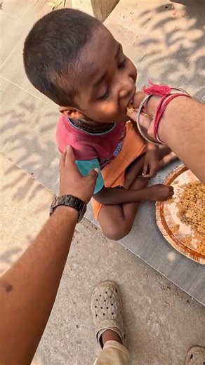 The True Joy of Humanity ❤️ Feeding Hungry Children and Bringing Smiles