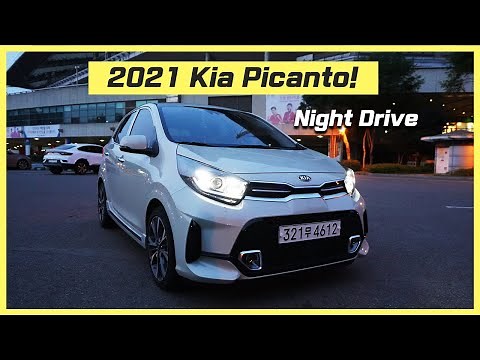 Let’s drive the 2021 New Kia Picanto! Is it fast? Efficient? Roomy? Let’s go for a night drive!