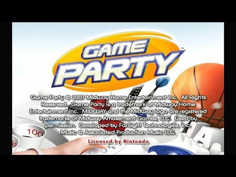 Game Party Wii Playthrough - Beer Pong