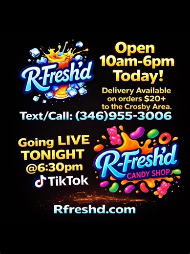 Come see us! Beautiful Day today and all weekend!! 🥰 In front of the Crosby Fairgrounds! Add a Minnie Candy Cup Topper for Only $2! 😍 LIVE @6:30 in the Candy Shop! Don't forget to stop by Saturday 2/7 between 2-5pm!!