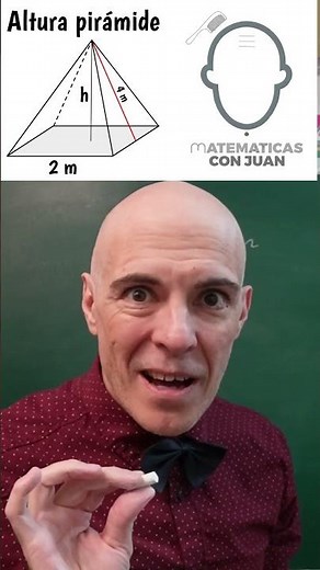 How to calculate the height of this square-based pyramid