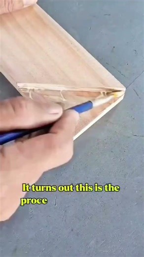 It turns out this is the process of connecting wood without nails #shorts