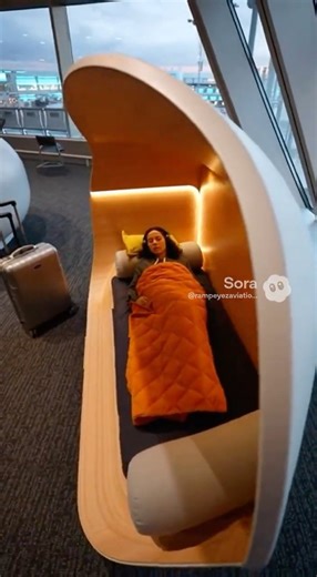 Would You Sleep In This Airport Pod?