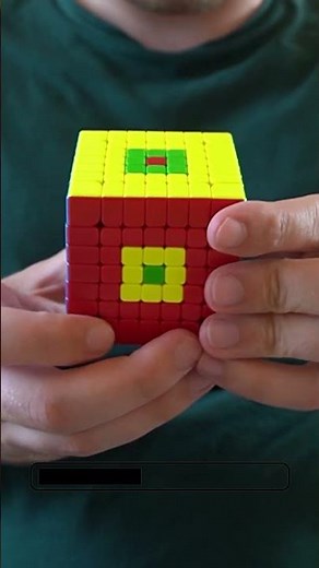 Cooles 7x7 Zauberwürfel Muster 🟩🟡🔻