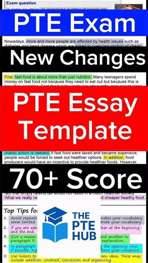 PTE Essay Template - Updated version #pteessay #ptetemplate #ptewriting #pteessaytemplate#pte2025