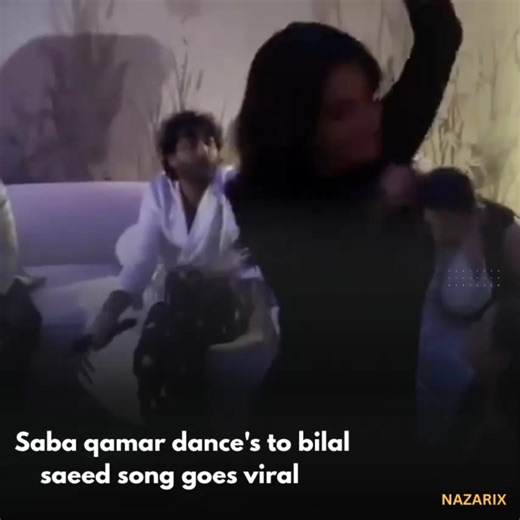 A dance clip of Saba Qamar set to a track by Bilal Saeed is circulating widely on social media. The video shows her performing with smooth moves and confident expressions, quickly gaining attention across different platforms. Viewers are sharing the clip, making it one of the trending posts online. . . . . #vural #sabaqamar #bilalsaeed #dance #fyppppppppppppppppppppppp