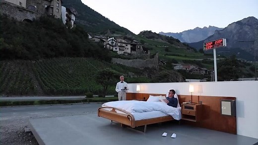 Swiss 'zero star hotel' offers sleepless nights to ponder world's crises