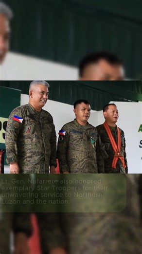 WATCH | Philippine Army Chief Lt. Gen. Antonio G. Nafarrete highlighted the invaluable service of the 5th Infantry “Star” Division (5ID) troops during his unit visit at Camp Melchor F. Dela Cruz, Upi, Gamu, Isabela on October 16, 2025. #MatatagNaSandiganNgBagongPilipinas #StrongerArmyStrongerCountry #ServingthePeopleSecuringtheLand | Philippine Army