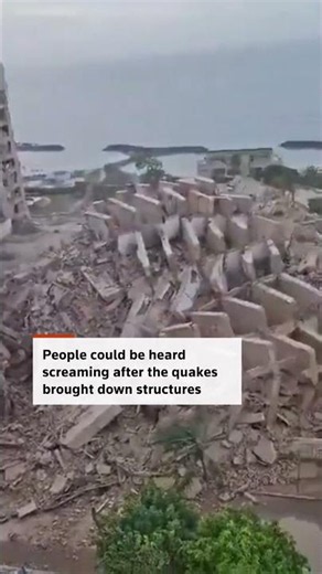 Buildings collapse in Venezuela after major earthquakes