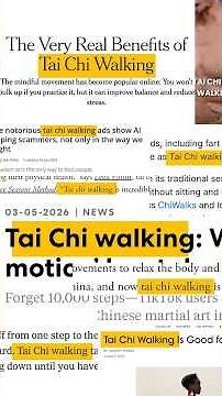 What Tai Chi Walking Is (and isn't)