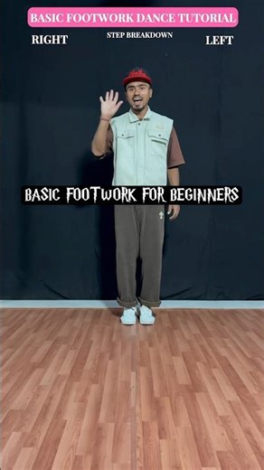 Basic Footwork For Beginners #ytshorts #shorts #dancetutorial