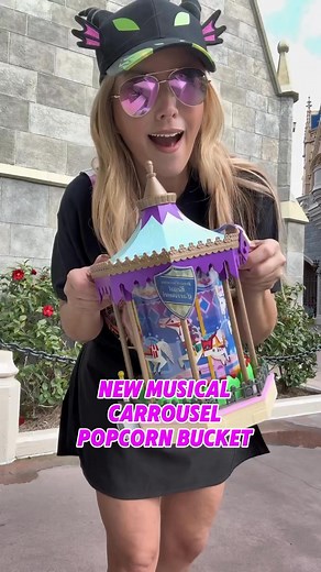 5.5K views · 46 reactions | How cute is this new popcorn bucket at Disney World ?! Just released today at Magic Kingdom! I found it at the popcorn stand to the left of the castle near the Liberty Square bridge. It’s $30, comes with popcorn and you can get refills for $2.25! It also lights up but it was too bright to see.  | Living By Disney | Facebook