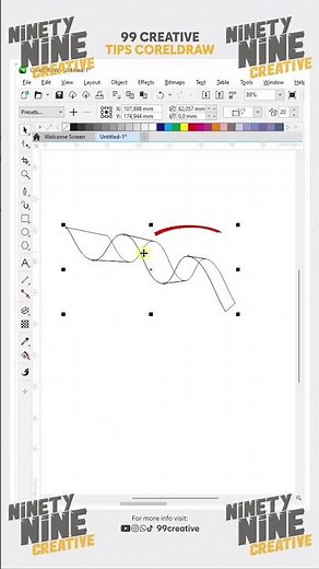 CorelDraw Tips | Use Extrude Tool #coreldraw #design #graphicdesigner