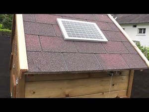 Porte automatique poulailler autonome (arduino / panneau solaire)